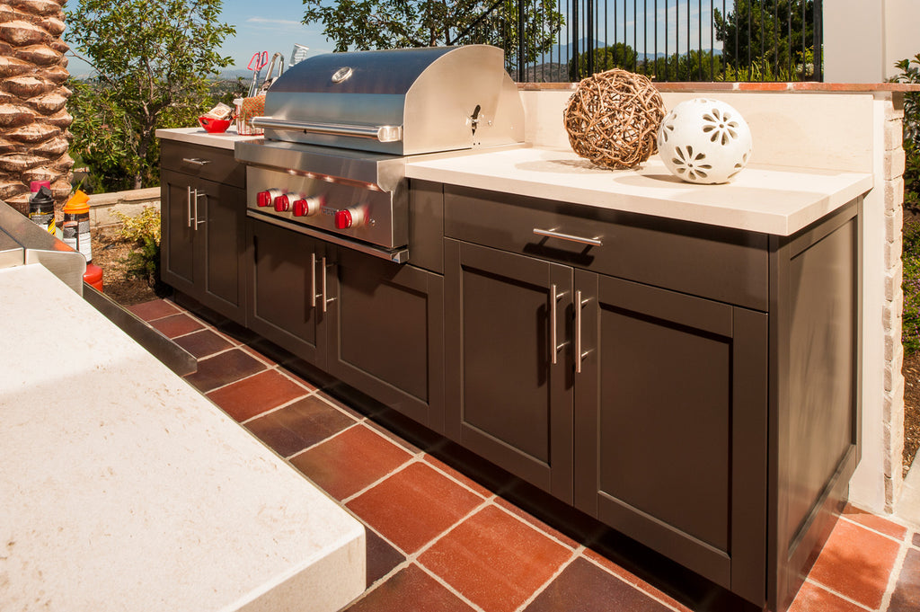 Outdoor Kitchen Grey